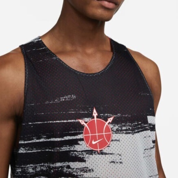 Nike Men limited edition Mesh Reversible streetball jersey - Picture 2 of 6